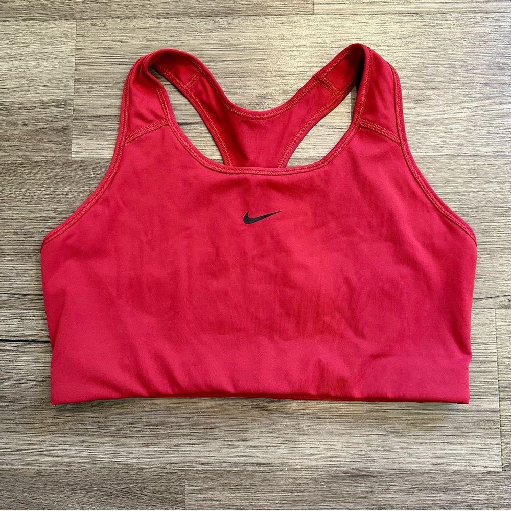 Nike Women's Dark Pink Sports Bra